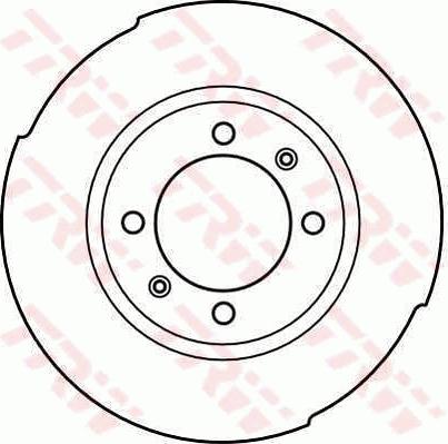 TRW DF1668 - Disque de frein cwaw.fr