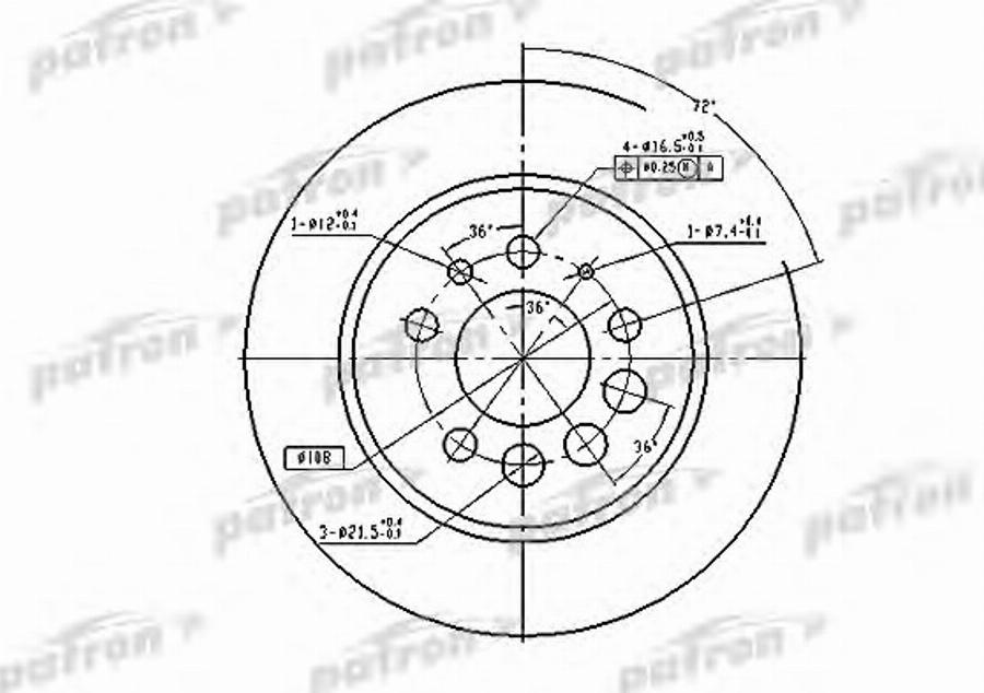 TRW DF1674BP - Disque de frein cwaw.fr