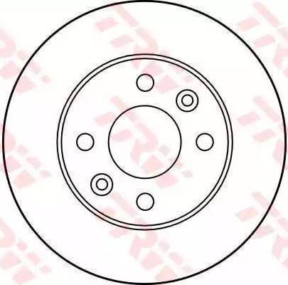 TRW DF1016BP - Disque de frein cwaw.fr