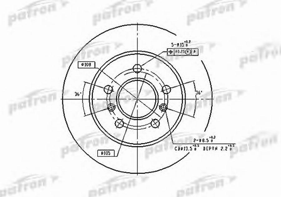 TRW DF1029BP - Disque de frein cwaw.fr