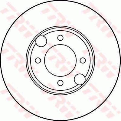 TRW DF1878 - Disque de frein cwaw.fr