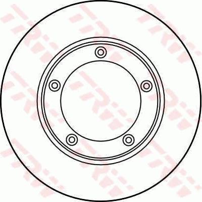 TRW DF1209 - Disque de frein cwaw.fr