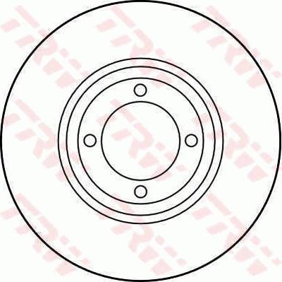 TRW DF1210 - Disque de frein cwaw.fr