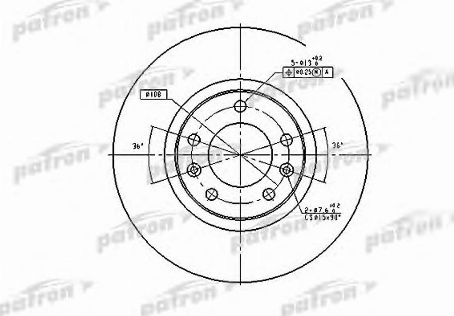 TRW DF1225BP - Disque de frein cwaw.fr