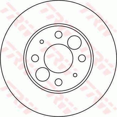 TRW DF1756 - Disque de frein cwaw.fr