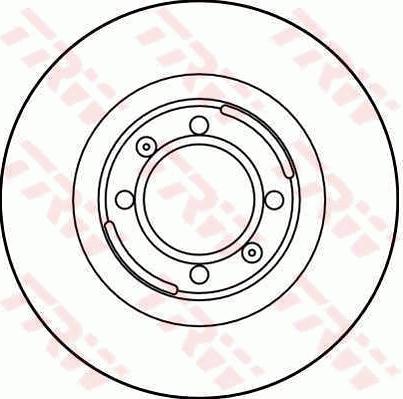 TRW DF1705 - Disque de frein cwaw.fr