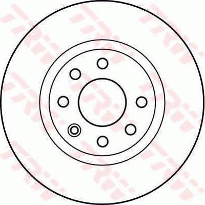 TRW DF2564 - Disque de frein cwaw.fr