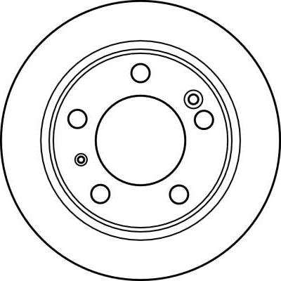 TRW DF2583 - Disque de frein cwaw.fr