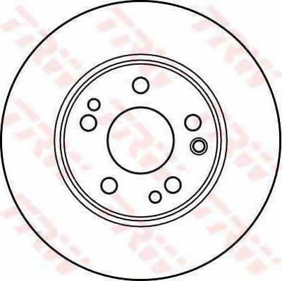 TRW DF2608 - Disque de frein cwaw.fr