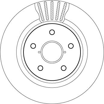 TRW DF2059BS - Disque de frein cwaw.fr