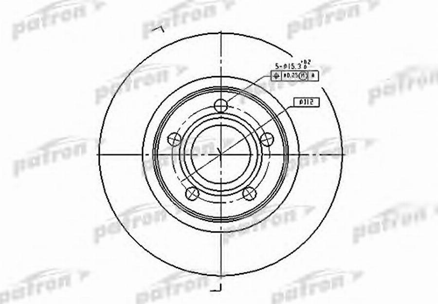 TRW DF2806BP - Disque de frein cwaw.fr