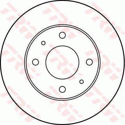 TRW DF2798 - Disque de frein cwaw.fr