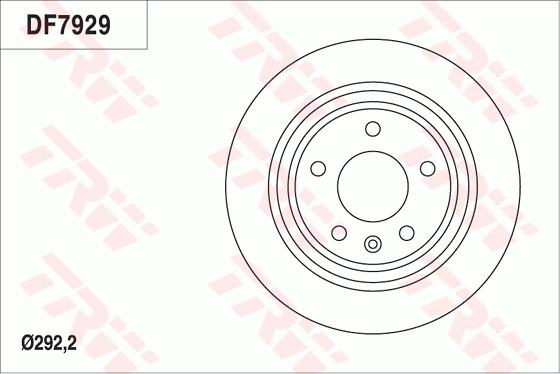 TRW DF7929 - Disque de frein cwaw.fr