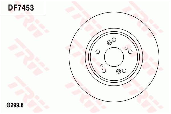 TRW DF7453 - Disque de frein cwaw.fr