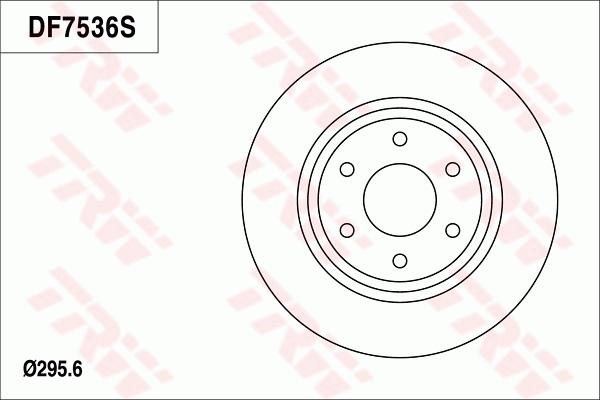 TRW DF7536 - Disque de frein cwaw.fr