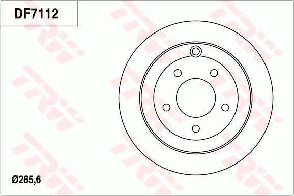 TRW DF7112 - Disque de frein cwaw.fr