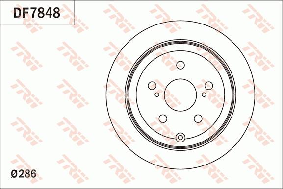 TRW DF7848 - Disque de frein cwaw.fr