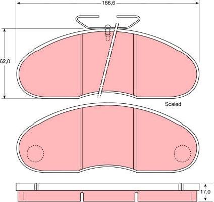 TRW GDB948 - Kit de plaquettes de frein, frein à disque cwaw.fr