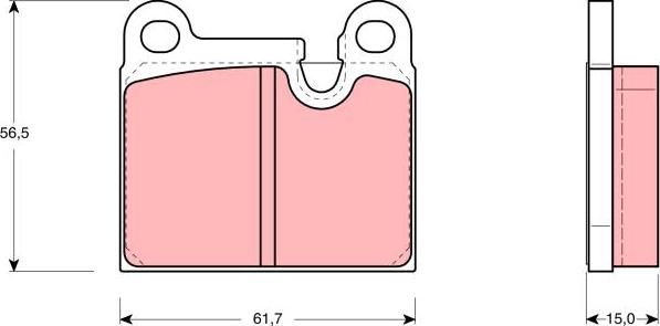 ATE 13.0460-4015.2 - Kit de plaquettes de frein, frein à disque cwaw.fr