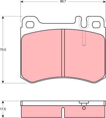 Valeo 597113 - Kit de plaquettes de frein, frein à disque cwaw.fr