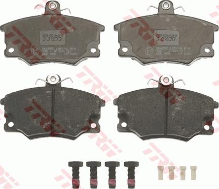 TRW GDB458 - Kit de plaquettes de frein, frein à disque cwaw.fr