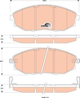 TRW GDB4179DT - Kit de plaquettes de frein, frein à disque cwaw.fr