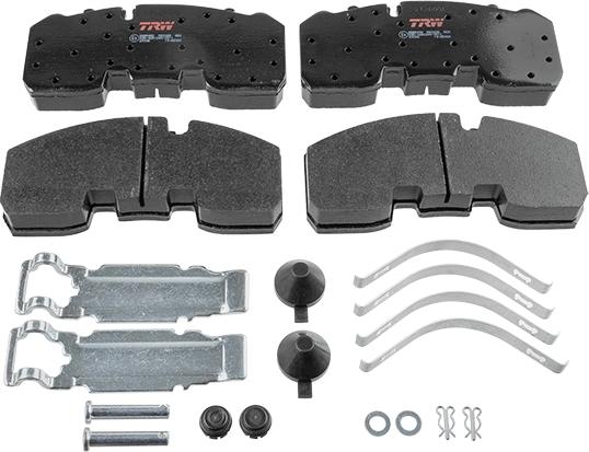 TRW GDB5092 - Kit de plaquettes de frein, frein à disque cwaw.fr