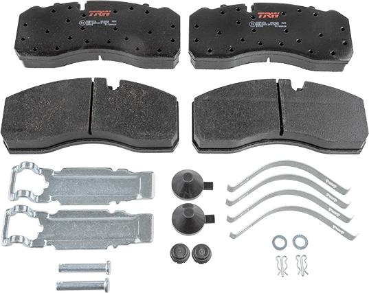 TRW GDB5072 - Kit de plaquettes de frein, frein à disque cwaw.fr