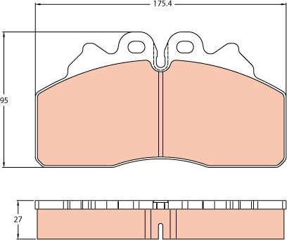 TRW GDB5113 - Kit de plaquettes de frein, frein à disque cwaw.fr