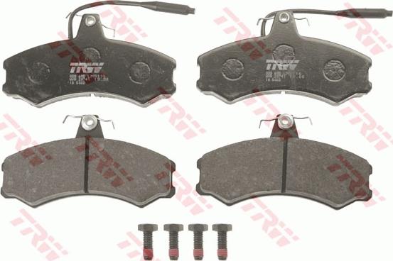 TRW GDB695 - Kit de plaquettes de frein, frein à disque cwaw.fr