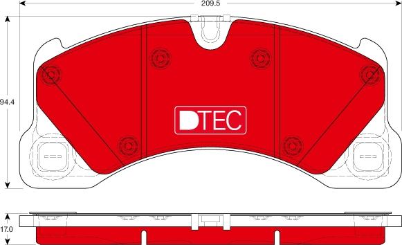 TRW GDB1914DTE - Kit de plaquettes de frein, frein à disque cwaw.fr