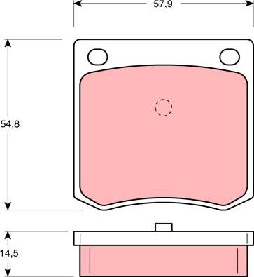 BENDIX 572103 - Kit de plaquettes de frein, frein à disque cwaw.fr