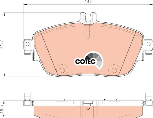 TRW GDB1932 - Kit de plaquettes de frein, frein à disque cwaw.fr