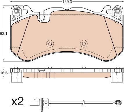 Valeo 671133 - Kit de plaquettes de frein, frein à disque cwaw.fr