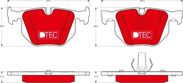 TRW GDB1499DTE - Kit de plaquettes de frein, frein à disque cwaw.fr