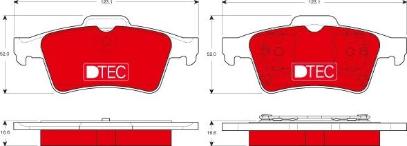 TRW GDB1469DTE - Kit de plaquettes de frein, frein à disque cwaw.fr