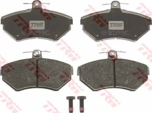 TRW GDB1437 - Kit de plaquettes de frein, frein à disque cwaw.fr