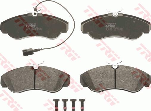 TRW GDB1426 - Kit de plaquettes de frein, frein à disque cwaw.fr