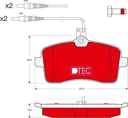 TRW GDB1594DTE - Kit de plaquettes de frein, frein à disque cwaw.fr