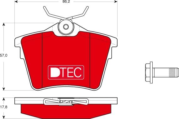 TRW GDB1596DTE - Kit de plaquettes de frein, frein à disque cwaw.fr