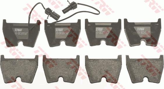 TRW GDB1507 - Kit de plaquettes de frein, frein à disque cwaw.fr