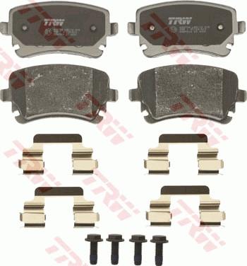 TRW GDB1516 - Kit de plaquettes de frein, frein à disque cwaw.fr