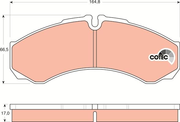 TRW GDB1534 - Kit de plaquettes de frein, frein à disque cwaw.fr