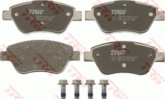 TRW GDB1579 - Kit de plaquettes de frein, frein à disque cwaw.fr