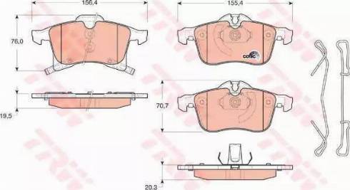 Magneti Marelli 363700201225 - Kit de plaquettes de frein, frein à disque cwaw.fr