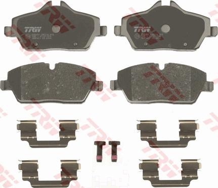 TRW GDB1611 - Kit de plaquettes de frein, frein à disque cwaw.fr