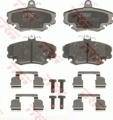 TRW GDB1634 - Kit de plaquettes de frein, frein à disque cwaw.fr