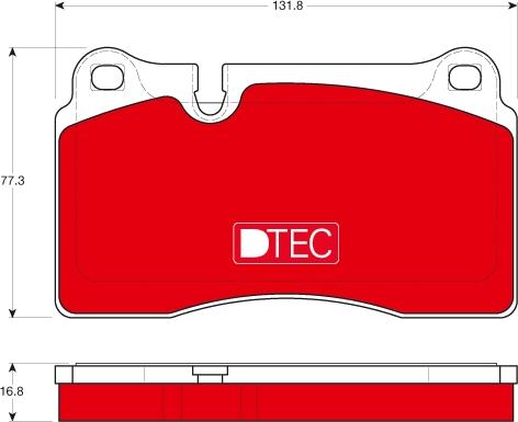 TRW GDB1670DTE - Kit de plaquettes de frein, frein à disque cwaw.fr