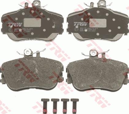 TRW GDB1094 - Kit de plaquettes de frein, frein à disque cwaw.fr