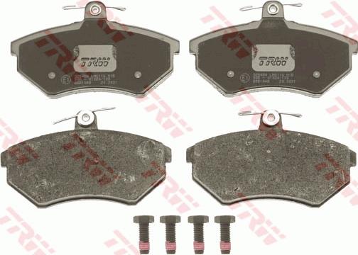 TRW GDB1048 - Kit de plaquettes de frein, frein à disque cwaw.fr